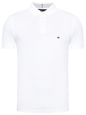 Tommy Hilfiger Tommy Hilfiger Polo majica 1985 MW0MW17770 Bela Regular Fit