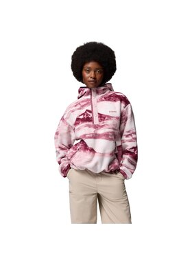 Columbia Columbia Polar Helvetia II Printed Fleece Hoodie 2098481551 Różowy Regular Fit