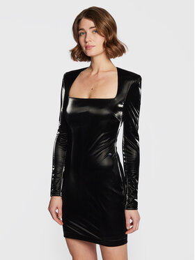 Chiara Ferragni Chiara Ferragni Коктейльна сукня 73CBO924 Чорний Slim Fit