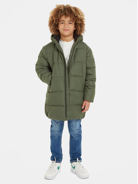Calvin Klein Jeans Calvin Klein Jeans Пухено яке Essential IB0IB01277 Зелен Regular Fit