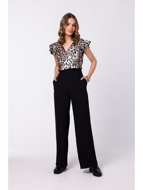 Stylove Stylove Spodnie damskie S331 Czarny Regular Fit
