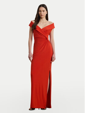 LAUREN RALPH LAUREN LAUREN RALPH LAUREN Rochie de seară 253863940024 Portocaliu Slim Fit