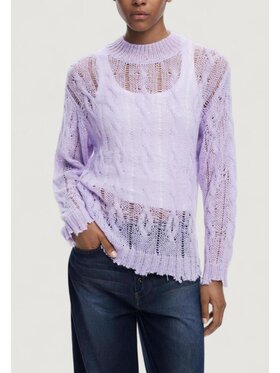 Desigual Desigual Maglione JERS_HELSINKI Viola Casual Fit