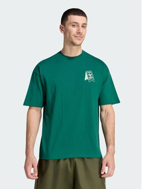 adidas adidas T-Shirt 170369 Zielony Loose Fit