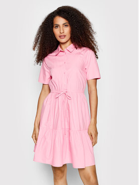 Pieces Pieces Φόρεμα πουκάμισο Valdine 17123758 Ροζ Regular Fit