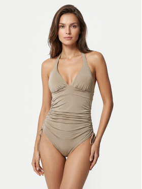 Max Mara Beachwear Max Mara Beachwear Jednodílné plavky Cosetta 2616831069 Béžová