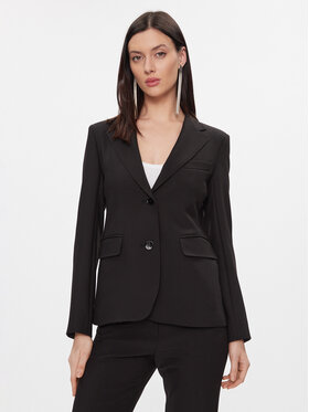 Max Mara Leisure Max Mara Leisure Zakó Uva 2415041031 Fekete Regular Fit