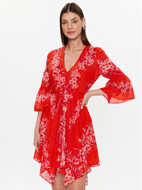 TWINSET TWINSET Vasarinė suknelė 231TT2452 Raudona Regular Fit