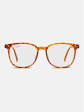 Smooder Smooder Okulary z filtrem blue light Rojas Brązowy