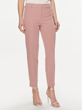Maryley Maryley Штани з тканини 24EB52Z/43BH Рожевий Regular Fit