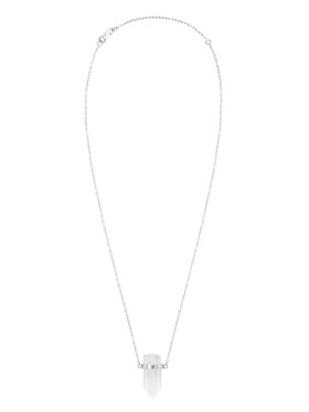 IZABELLA BUDRYN JEWELLERY IZABELLA BUDRYN JEWELLERY Naszyjnik Gaia z kryształem górskim Srebrny