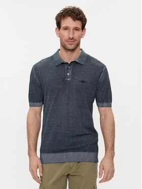 Aeronautica Militare Aeronautica Militare Polo 241MA1495L496 Granatowy Regular Fit