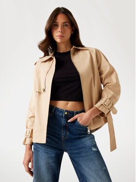 Guess Guess Kurtka przejściowa 177137 Brązowy Classic Fit