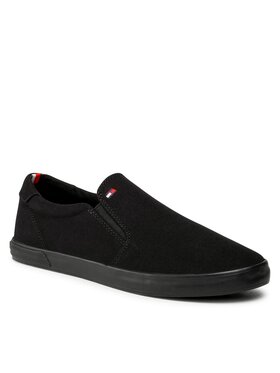 Tommy Hilfiger Tommy Hilfiger Kedai Iconic Slip On FM0FM00597 Juoda