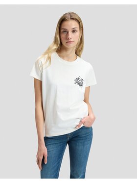 Lee Lee T-Shirt 89 TEE Biały Regular Fit