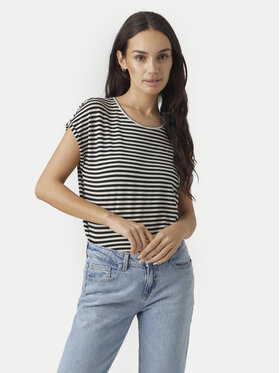 Vero Moda Vero Moda Футболка Ava 10284469 Чорний Regular Fit