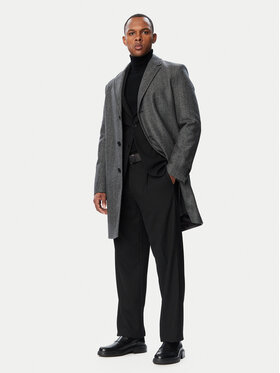 HUGO HUGO Wollmantel 50569209 Grau Regular Fit
