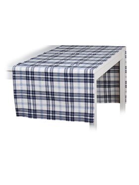 Roseberry Home Roseberry Home Bieżnik Blue Plaid Niebieski