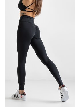 Chiara Wear Chiara Wear Legginsy PUSH UP X Czarny Extra Slim Fit