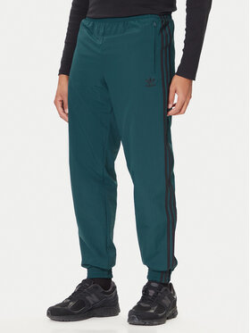 adidas adidas Παντελόνι φόρμας adicolor Woven Firebird JY1335 Πράσινο Regular Fit