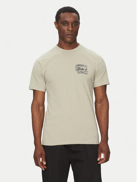 Vans Vans T-Shirt Next Stop VN000NHPZUJ1 Μπεζ Regular Fit