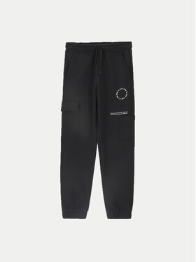 Coccodrillo Coccodrillo Donji dio trenerke ZC4120201DBJ Crna Slim Fit