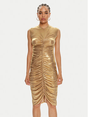 NORMA KAMALI NORMA KAMALI Abito da cocktail ST1243LMD45008 Oro Slim Fit