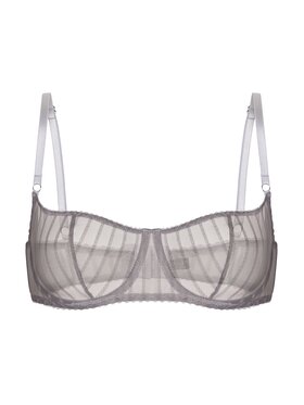 Merci Lingerie Merci Lingerie Biustonosz balkonetka EB3PSG05 Szary