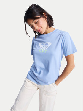 Roxy Roxy Тишърт Ocean Road Art ERJZT06015 Светлосиньо Regular Fit