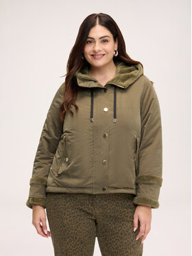 Fiorella Rubino Fiorella Rubino Giubbotto piumino F097T001536N035 Verde Regular Fit