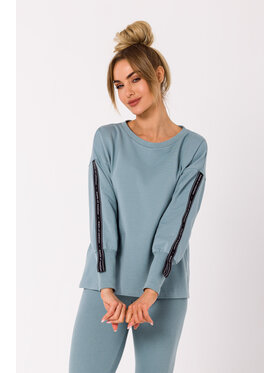 Made of Emotion Made of Emotion Bluza M727 Szary Premium Fit