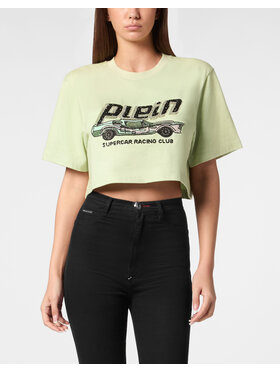 PHILIPP PLEIN PHILIPP PLEIN T-Shirt 22899 Zielony Regular Fit