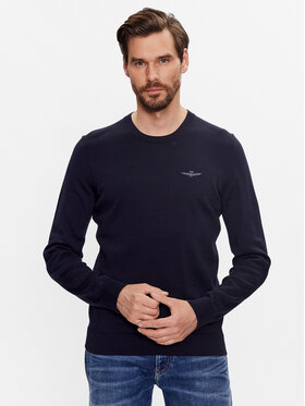 Aeronautica Militare Aeronautica Militare Pullover 231MA1434L237 Dunkelblau Regular Fit