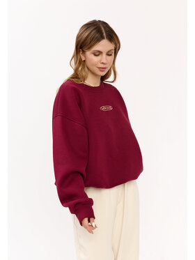 Mirons Mirons Bluza soft Bordowy Oversize