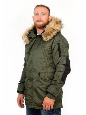 PITBULL PITBULL Kurtka zimowa Kurtka zimowa Alder XXL Zielony Regular Fit