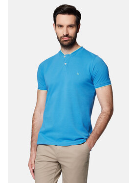 Lancerto Lancerto Polo Robbie PO073124000014 Niebieski Regular Fit