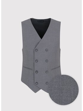 Pako Lorente Pako Lorente Kamizelka P24SF-8X-013 Szary Slim Fit