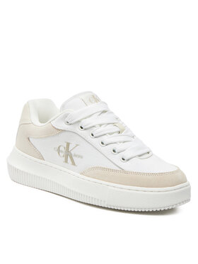 Calvin Klein Jeans Calvin Klein Jeans Sneakers Chunky Cupsole Lace Skater Btw YW0YW01452 Bianco
