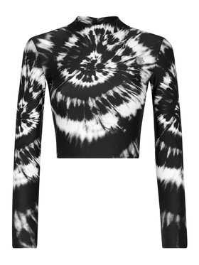 PHILIPP PLEIN PHILIPP PLEIN Blusa 6923 Nero Cropped Fit