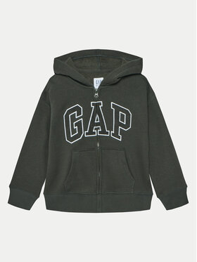 Gap Gap Džemperis 645395-01 Žalia Relaxed Fit