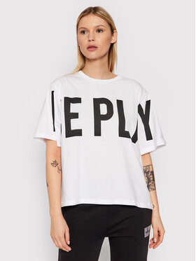 Ice Play Ice Play T-Shirt 22E U2M0 F101 P430 1101 Weiß Relaxed Fit