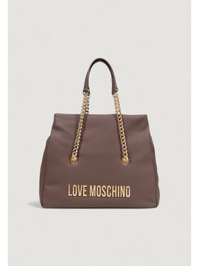 LOVE MOSCHINO LOVE MOSCHINO Σάκος HAMMERED LOGO Καφέ