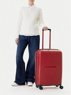Beverly Hills Polo Club Beverly Hills Polo Club Vidutinio dydžio lagaminas CEO-BHPC-WAL-006-M Raudona