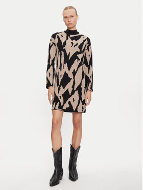 Vero Moda Vero Moda Džemper haljina Gold New Art 10311362 Bež Loose Fit
