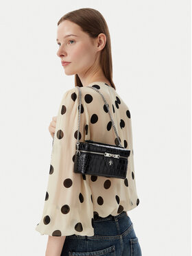 Tory Burch Tory Burch Táska Charlie Embossed 185868 Fekete