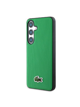Lacoste Lacoste Etui na telefon Iconic Petit Pique Woven Logo CBDY Strap MagSafe Zielony