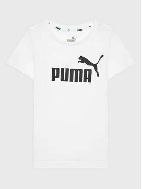 Puma Puma T-shirt Essentials Logo 586960 Bianco Regular Fit