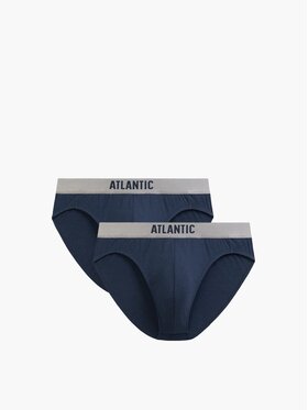 Atlantic Atlantic Slipy pima cotton Granatowy