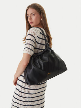 Tommy Hilfiger Tommy Hilfiger Kabelka Th Soft Leather Hobo AW0AW18376 Černá
