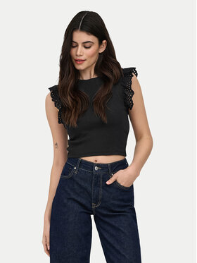 ONLY ONLY Topiņš Mathilda 15308890 Melns Regular Fit